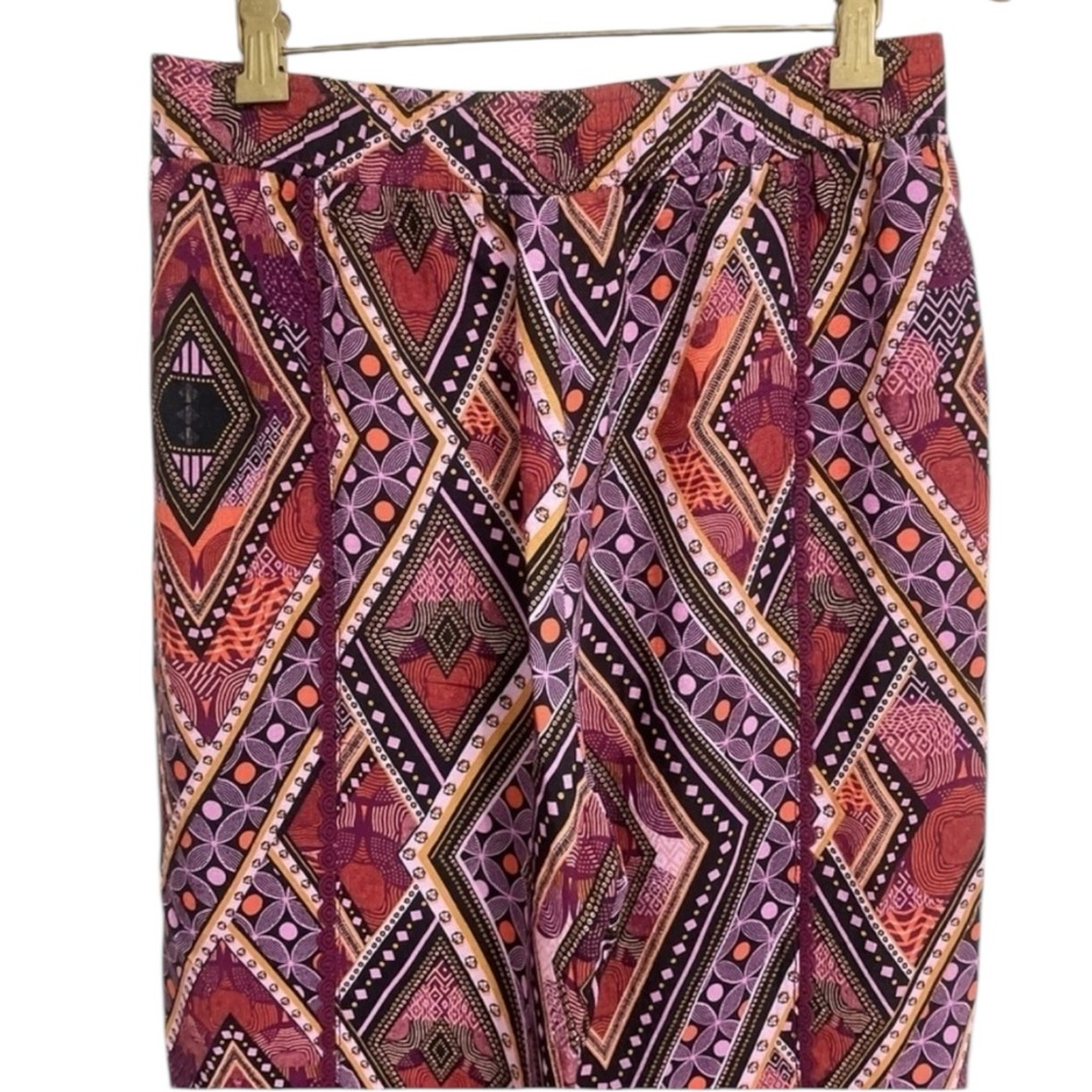 ANTHROPOLOGIE Layla Whimsical Bohemian Wide-Leg Pants High‎ Rise Women Size 4 - Picture 6 of 10